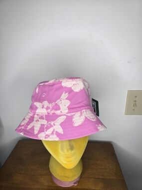 Puma Pink Floral Bucket Hat NWT